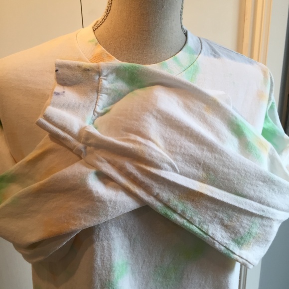 Brand new Tie dyed long sleeve 50/50 tee - Picture 2 of 5